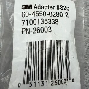 3M PPS Series 2.0 Spray Gun Adapter S2c PN-26003 Stainless Steel 7100135338